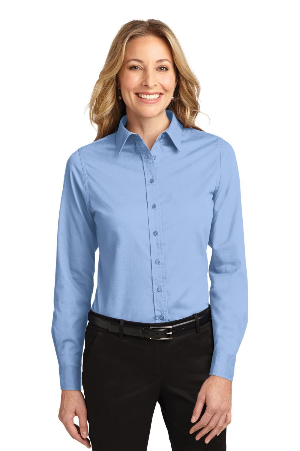 Port Authority Embroidered Women's Long Sleeve Easy Care Shirt
